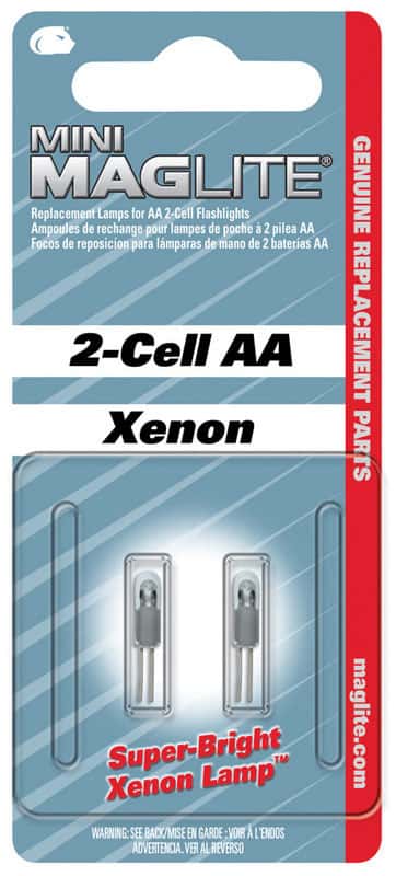 Genuine minimaglite Ampoules De Remplacement x 2 AAA 2-Cell Krypton